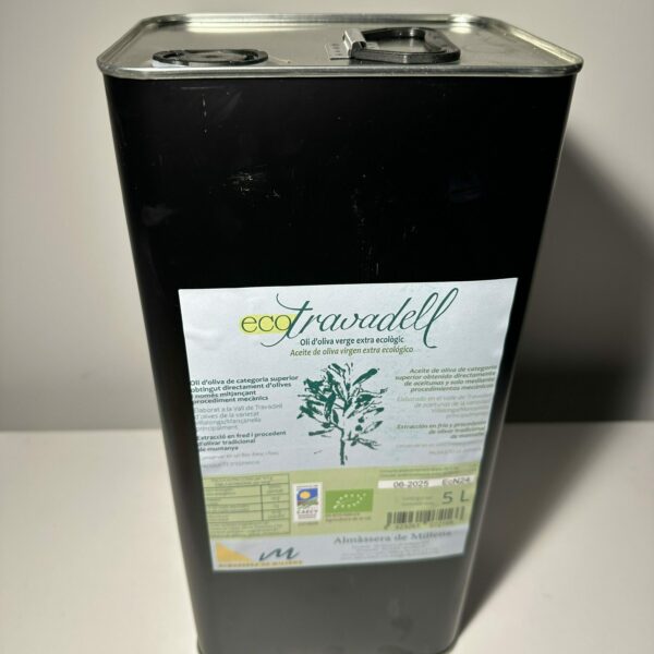 Extra Virgin Organic Olive Oil 5L