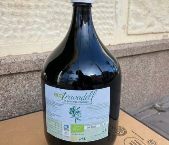 Extra Virgin Organic Olive Oil 3L   Glass bottle